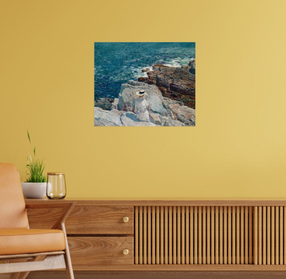 The South Ledges Appledore Canvas Posters And Prints, Wall Art Pictures Suitable For Bathroom, Bedroom, Office, Living Room Home Wall Decoration, Unframed.