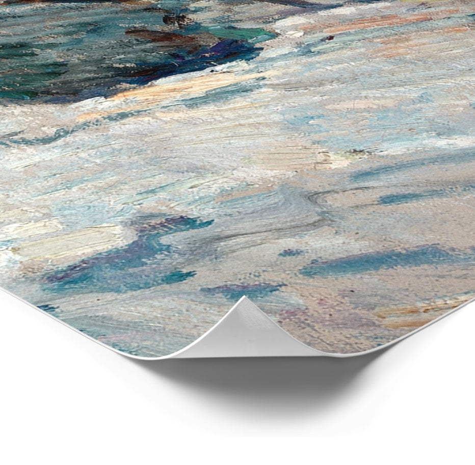 The South Ledges Appledore Canvas Posters And Prints, Wall Art Pictures Suitable For Bathroom, Bedroom, Office, Living Room Home Wall Decoration, Unframed.