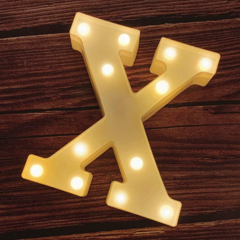 Light Up Letters | Large Light Up Numbers | Battery Powered And Bright With Every Letter Of The Alphabet | For Wedding, Birthday, Party, Celebration, Christmas Or Home Decoration