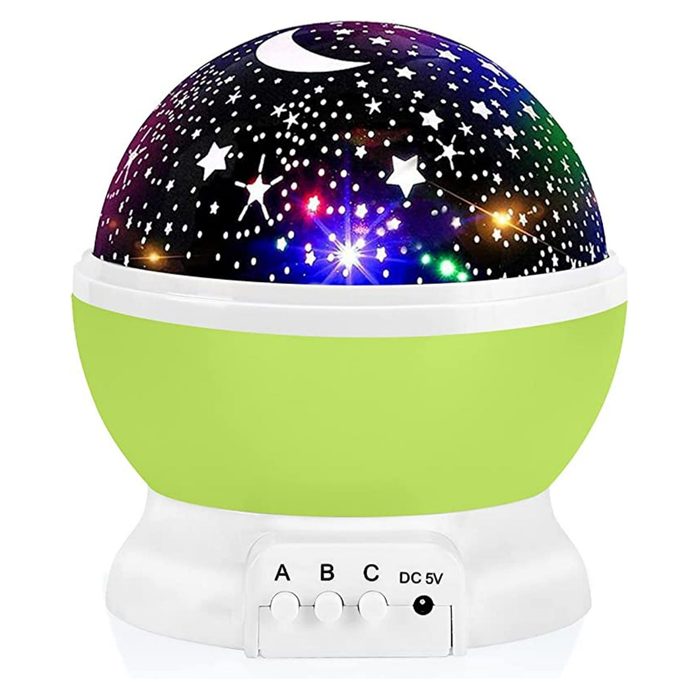 Night Light For Kids, Star Night Light, 360 Degree Rotation 4 LED Bulbs 12 Light Color Changing With USB Cable