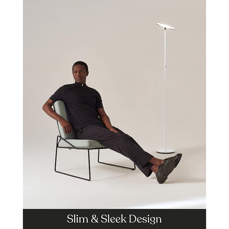 Sky LED Floor Lamp, Torchiere Super Bright Floor Lamp For Living Rooms & Offices - Dimmable, Tall Standing Lamp For Bedroom Reading
