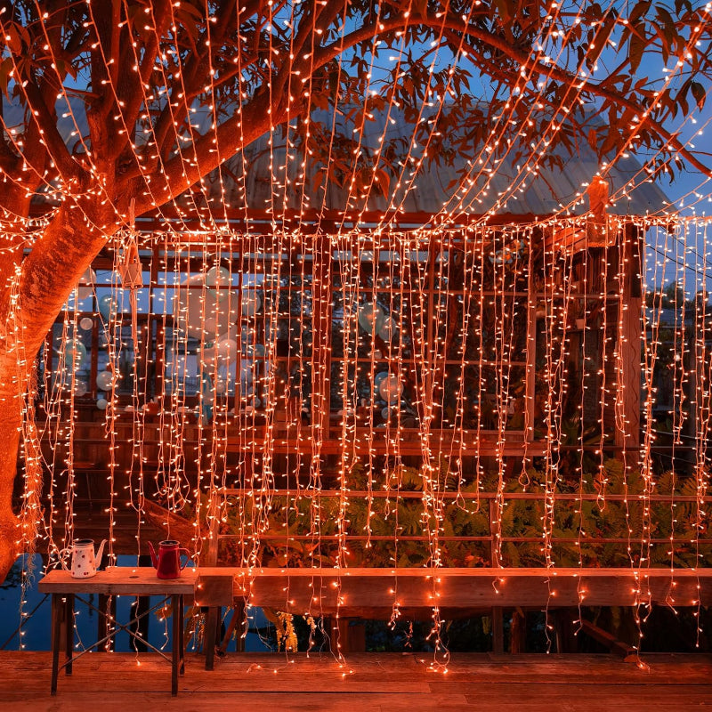 Curtain String Lights With Modes And Waterproof Design