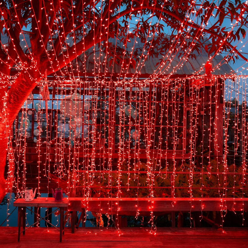 Curtain String Lights With Modes And Waterproof Design