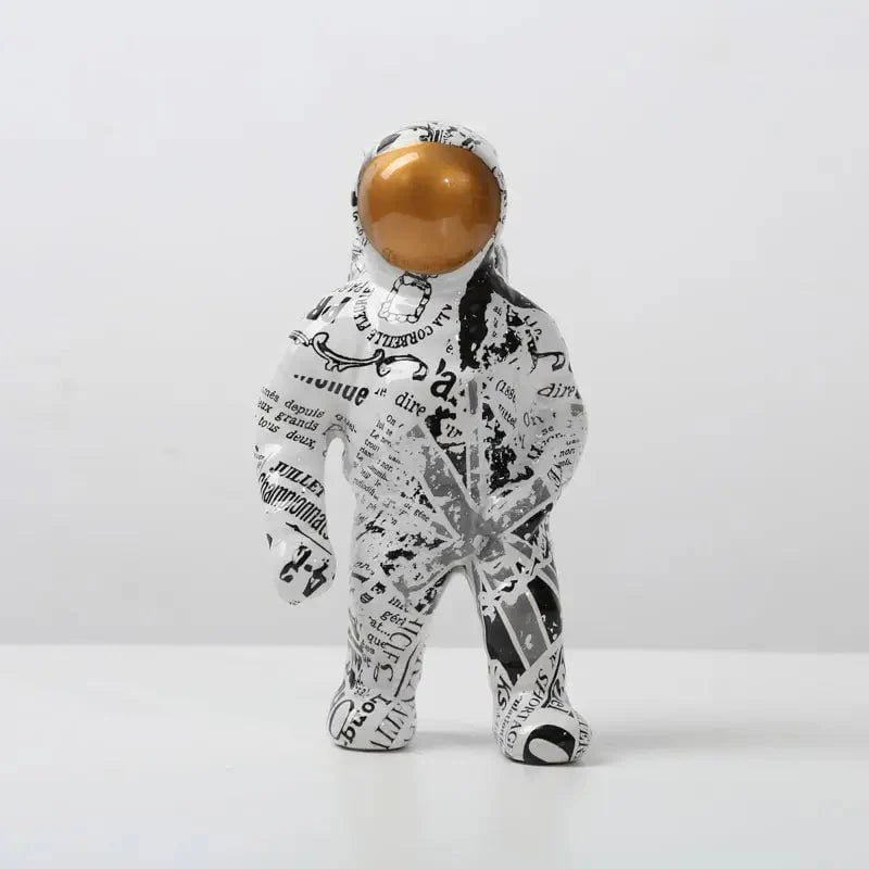 Spaceman Graffiti Sculpture