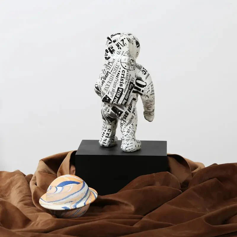 Spaceman Graffiti Sculpture