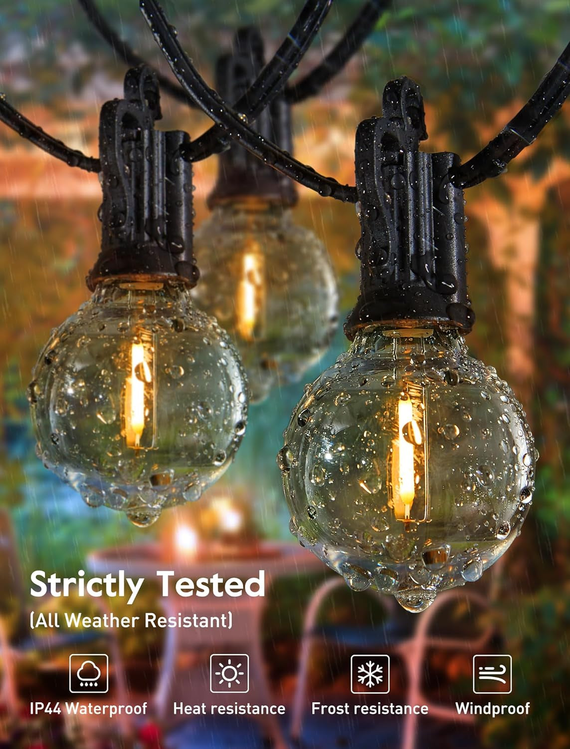 LED Outdoor String Waterproof Patio Lighting