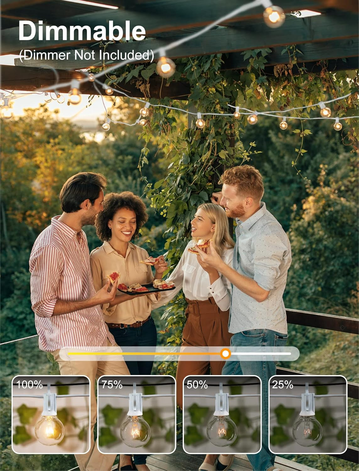LED Outdoor String Waterproof Patio Lighting