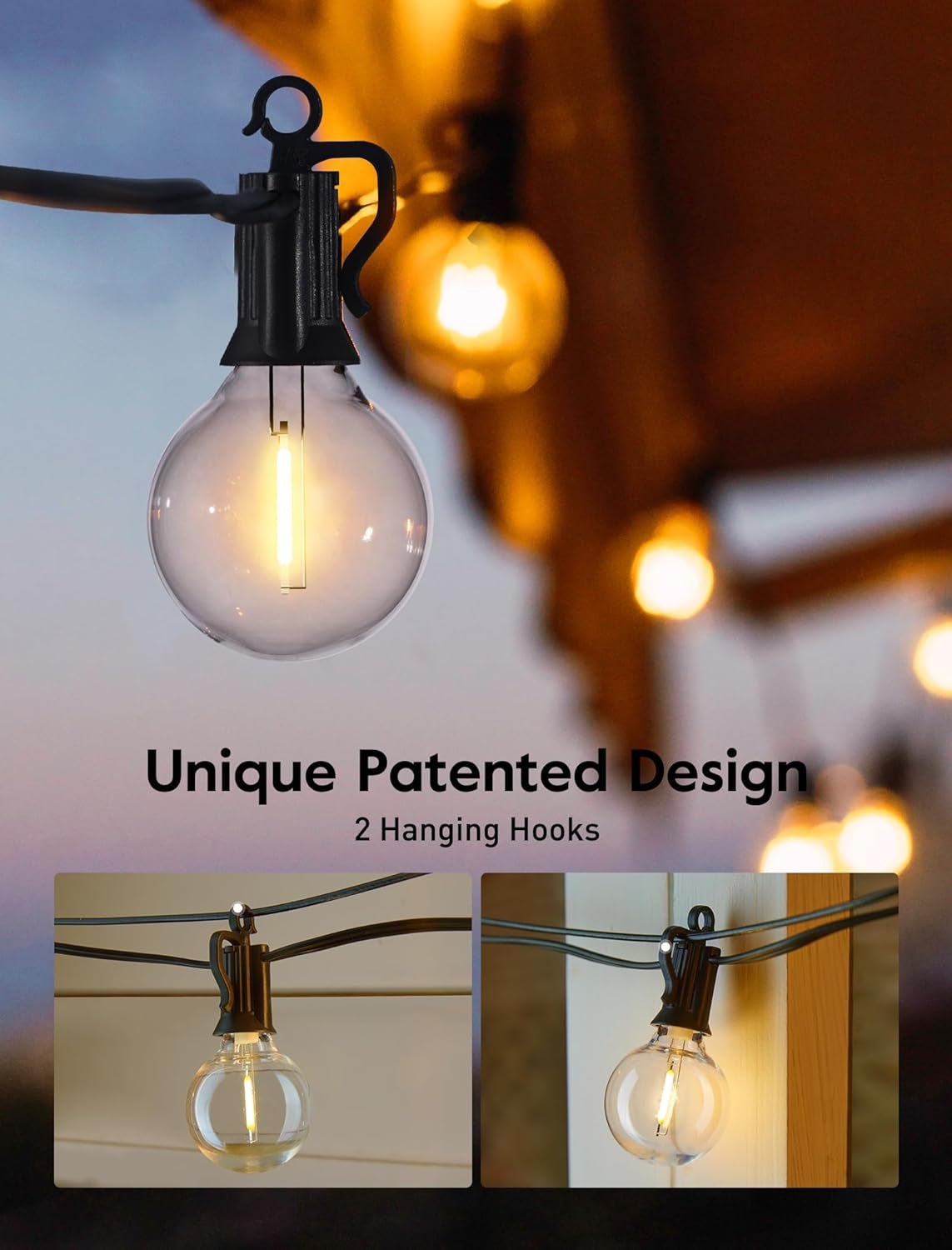 LED Outdoor String Waterproof Patio Lighting