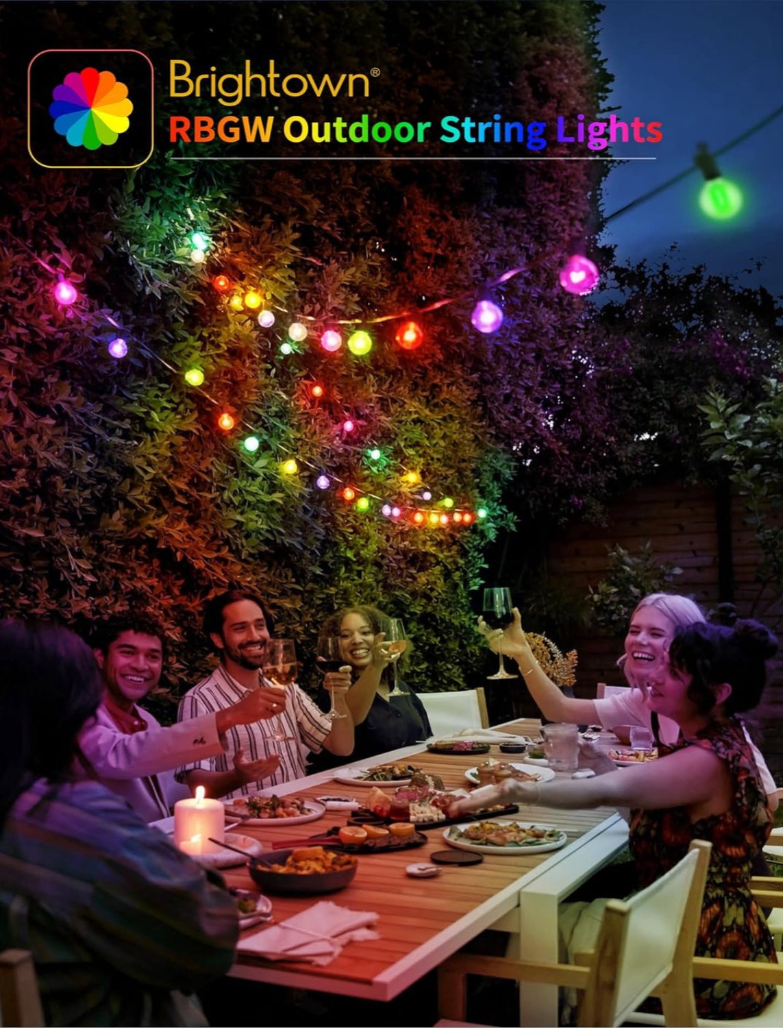 LED Outdoor String Waterproof Patio Lighting