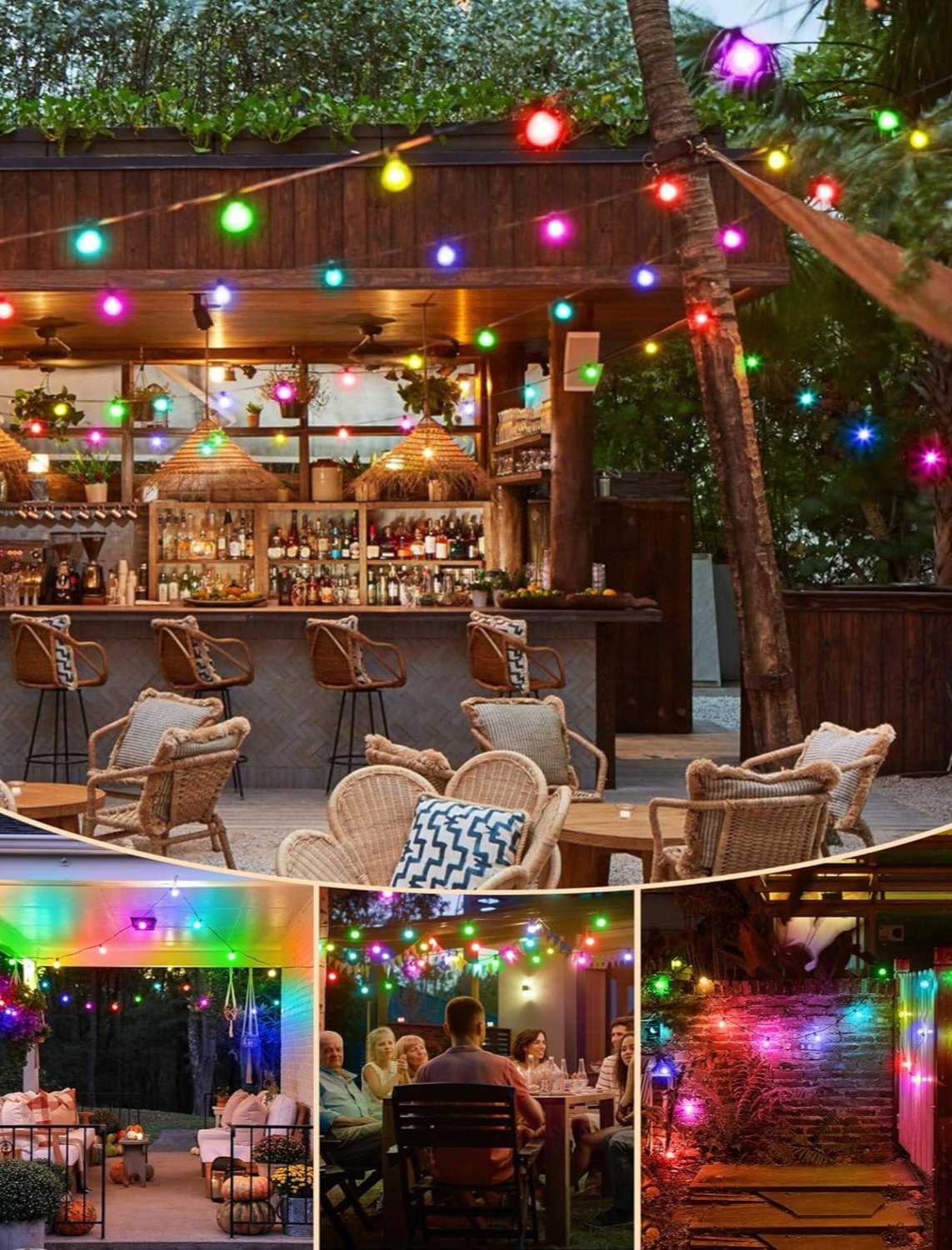 LED Outdoor String Waterproof Patio Lighting
