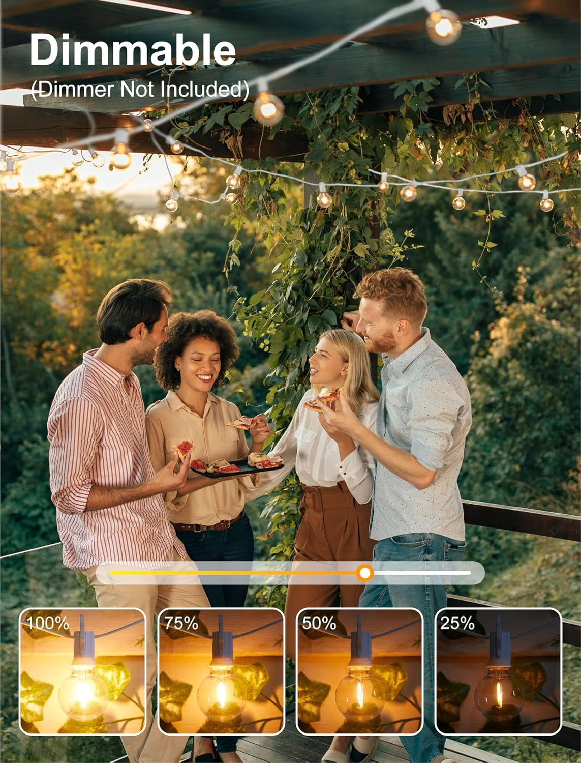 LED Outdoor String Waterproof Patio Lighting