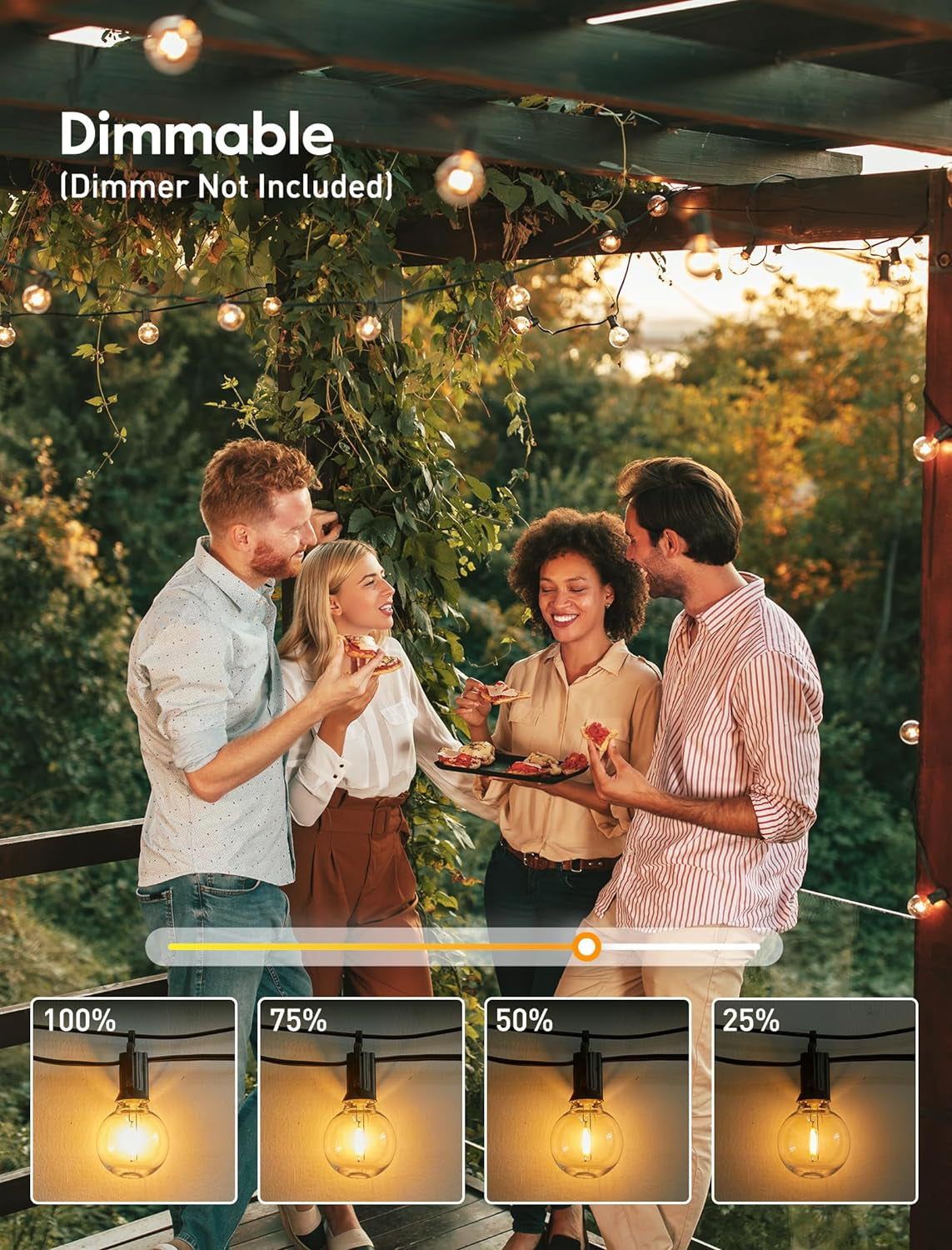 LED Outdoor String Waterproof Patio Lighting