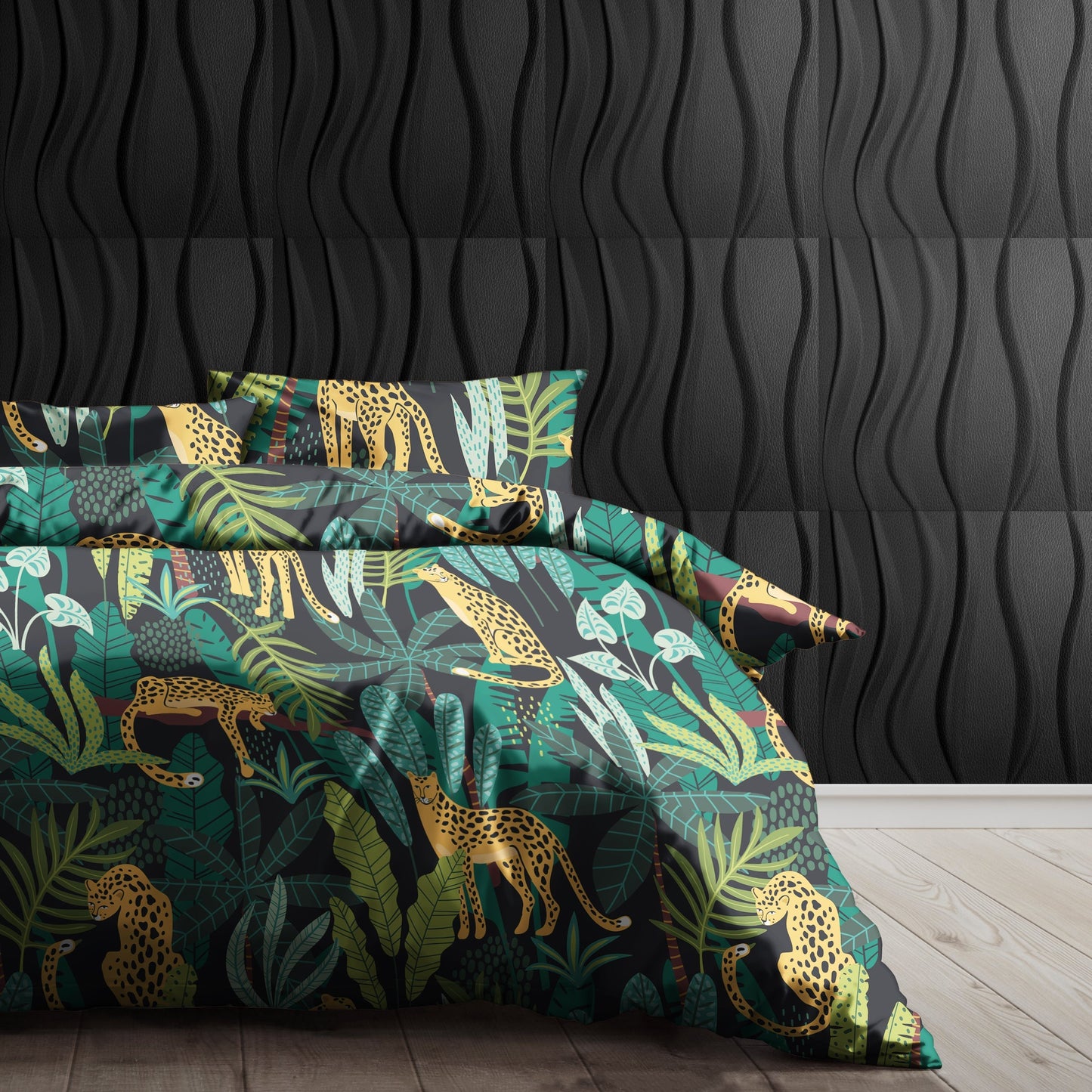 Leopard Safari Duvet Cover Set (Egyptian Cotton)
