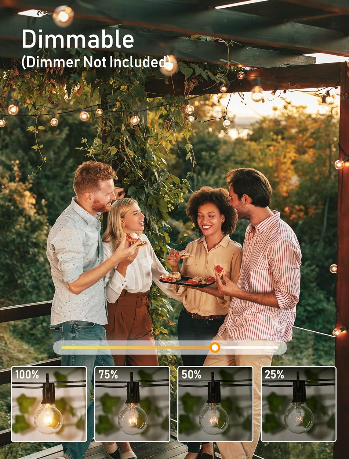 LED Outdoor String Waterproof Patio Lighting