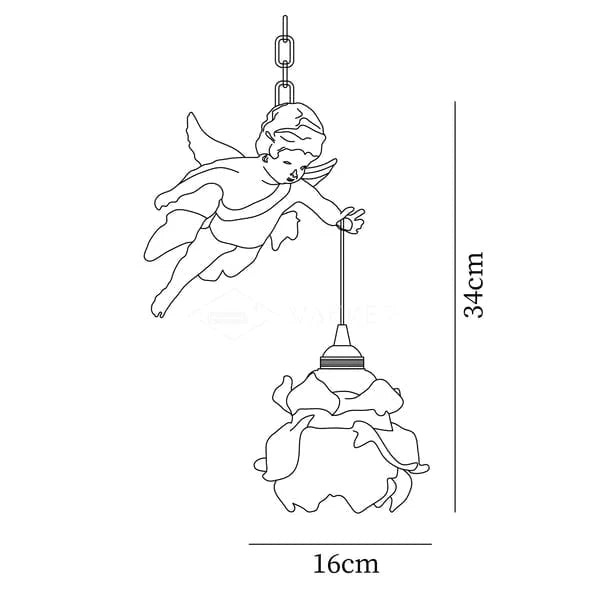 Vintage Angelica Pendant Light