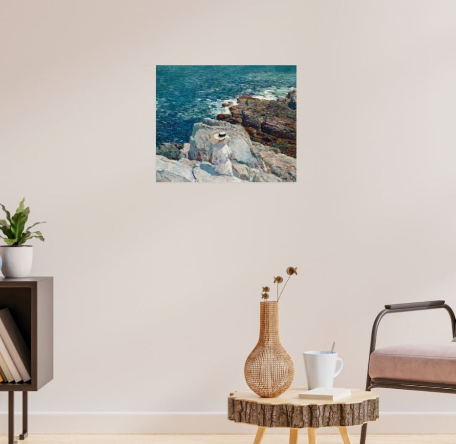 The South Ledges Appledore Canvas Posters And Prints, Wall Art Pictures Suitable For Bathroom, Bedroom, Office, Living Room Home Wall Decoration, Unframed.