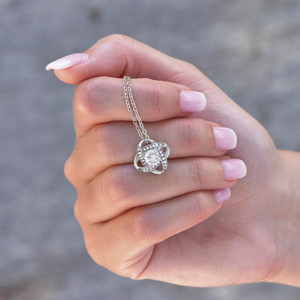 To My Daughter β Love Knot Necklace π
