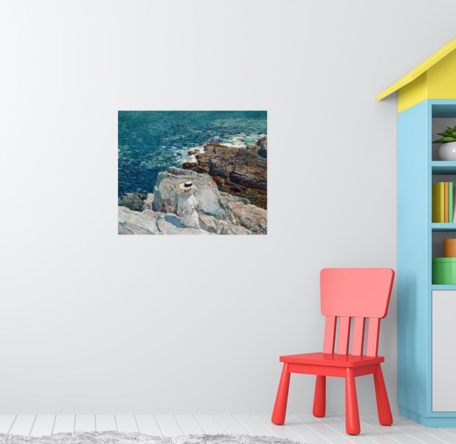 The South Ledges Appledore Canvas Posters And Prints, Wall Art Pictures Suitable For Bathroom, Bedroom, Office, Living Room Home Wall Decoration, Unframed.