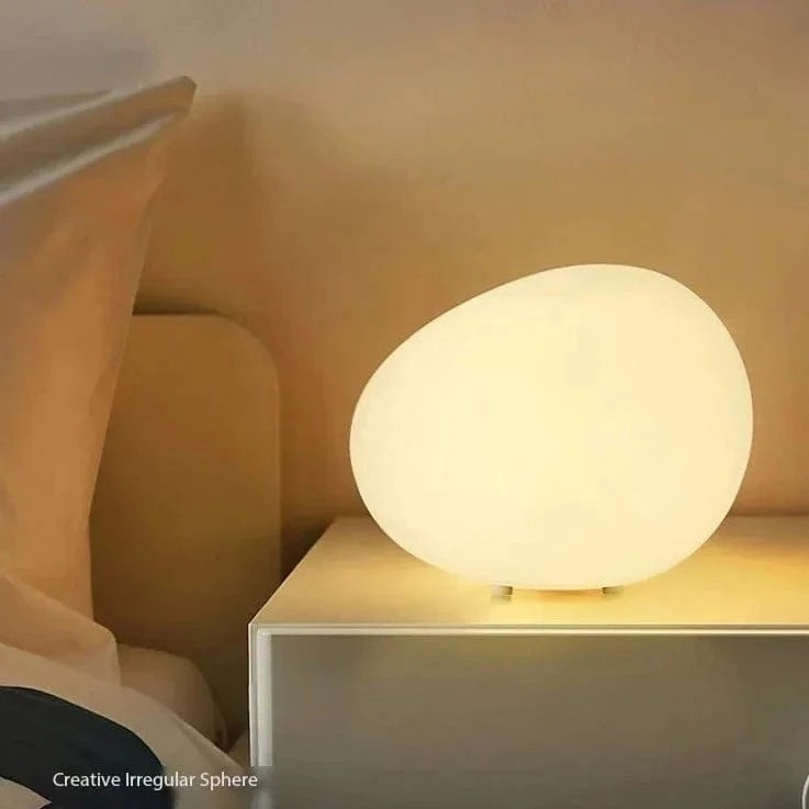 Cobblestone White Lamp