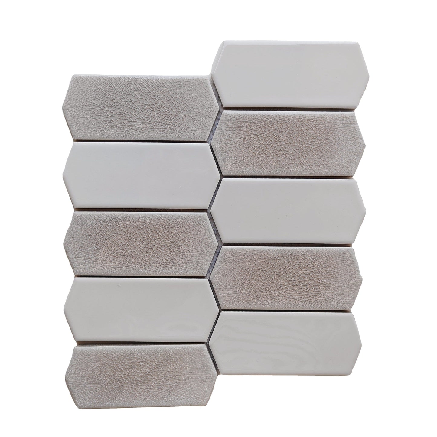 Ice Beige Hexagon Mosaic Tile
