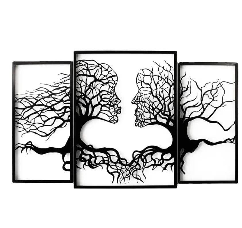 Eternal Lovers Metal Wall Art