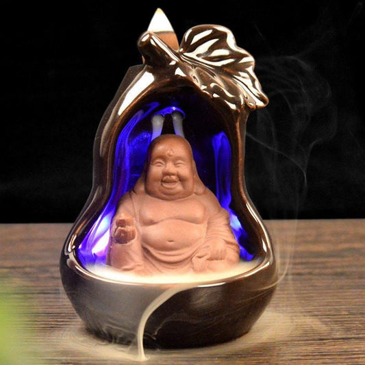 LED COLOR CHANGING BACKFLOW INCENSE BURNER