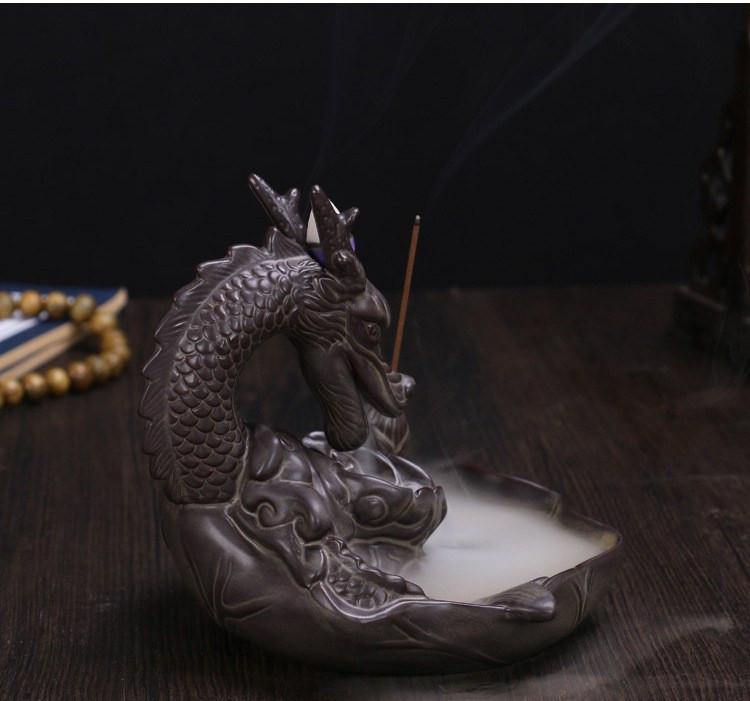 DRAGON BACKFLOW INCENSE BURNER