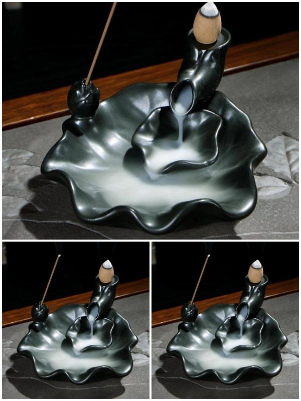 LOTUS PETALS TOWER INCENSE BURNERS