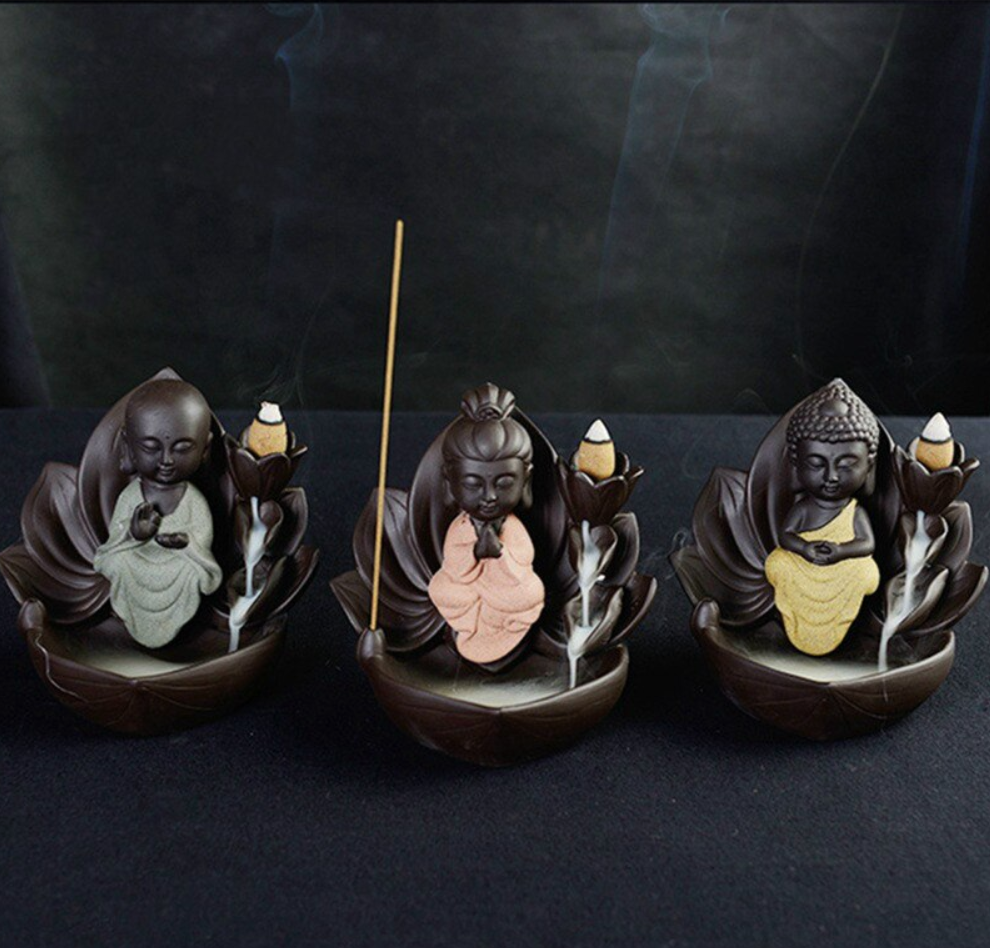 GUANYIN BACKFLOW INCENSE HOLDER