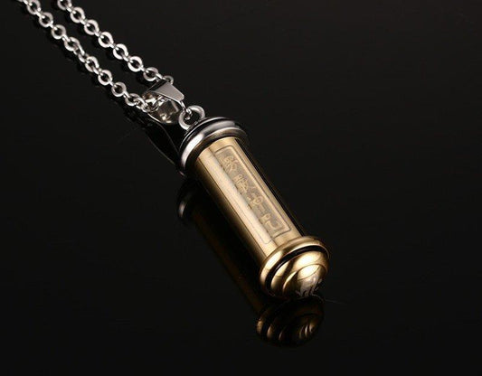 GOLD/SILVER PLATED BUDDHIST PENDANT NECKLACE
