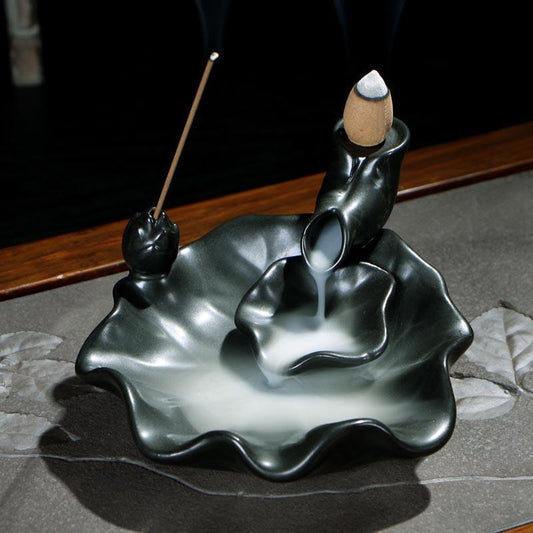 LOTUS PETALS TOWER INCENSE BURNERS