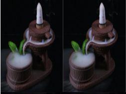 COARSE POTTERY BACKFLOW INCENSE BURNER