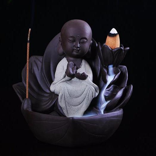 GUANYIN BACKFLOW INCENSE HOLDER