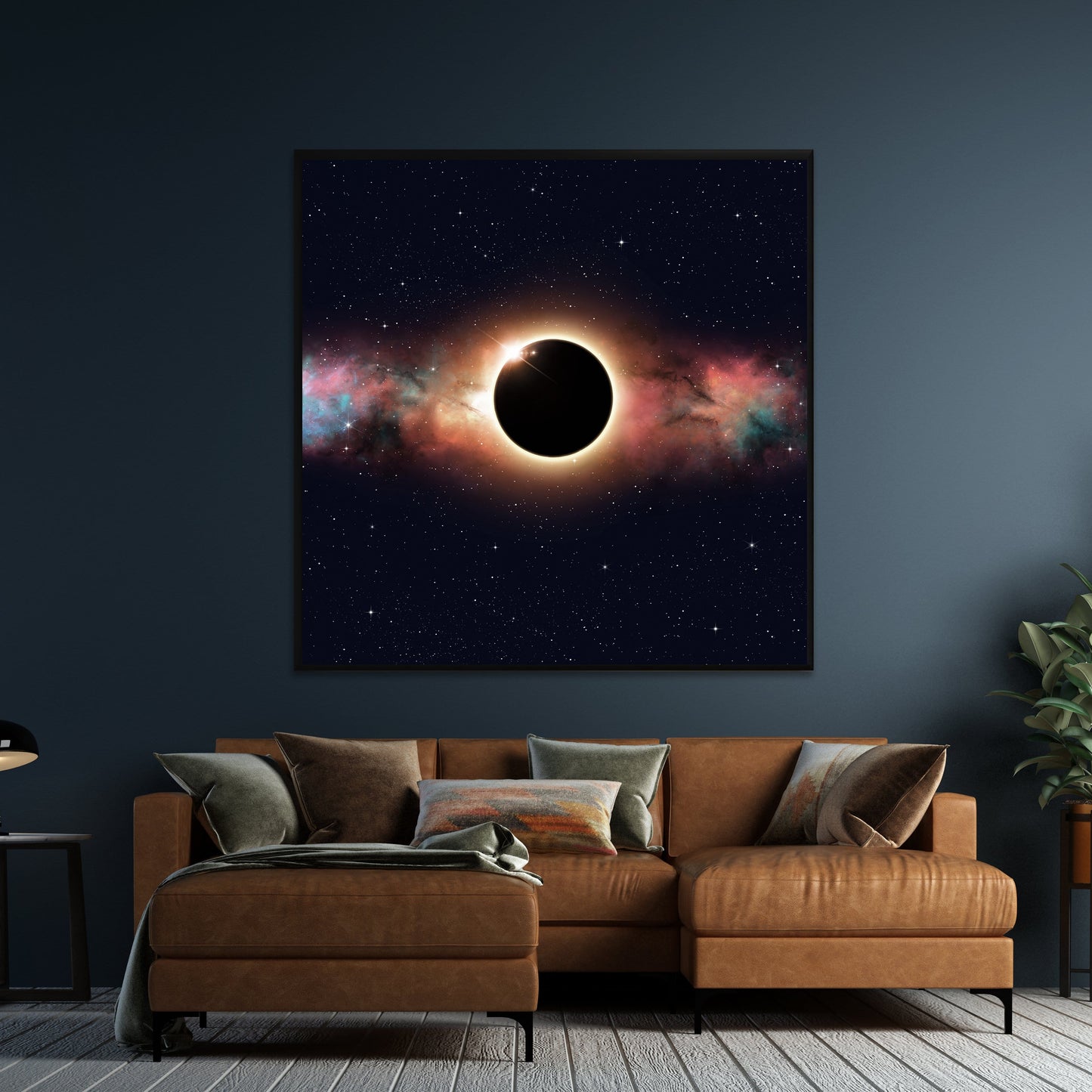 Solar Eclipse Stretched Canvas