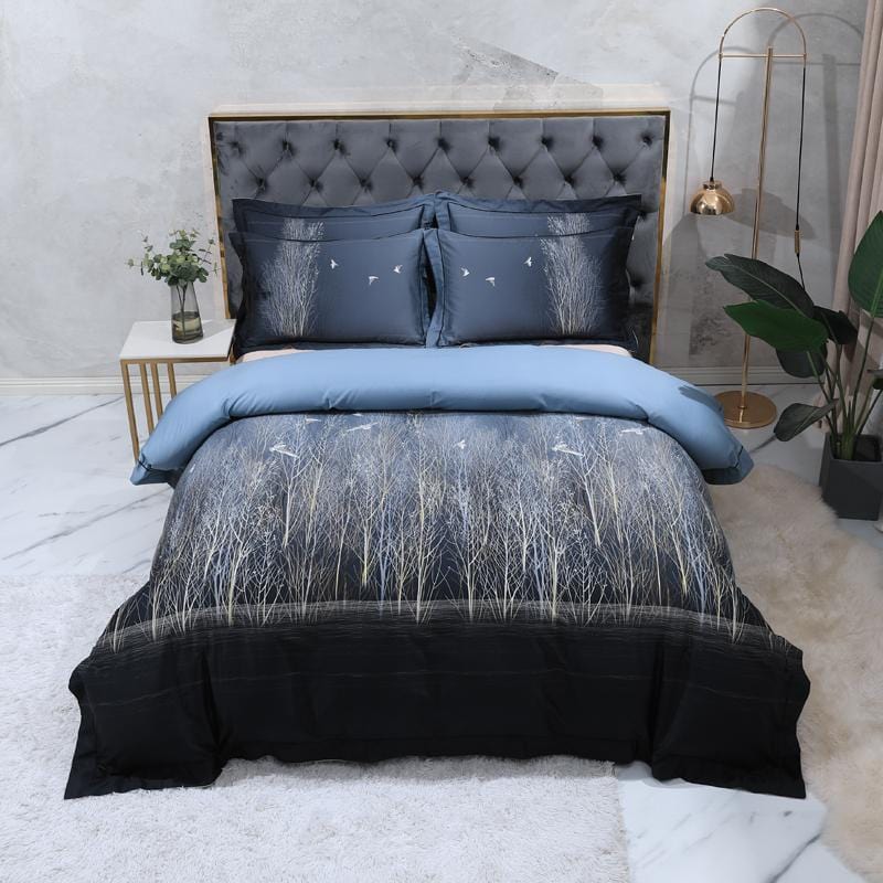 Nighttime Essence Duvet Cover Set (Egyptian Cotton)