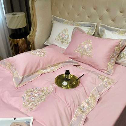 Prarie Pink Duvet Cover Set (Egyptian Cotton)