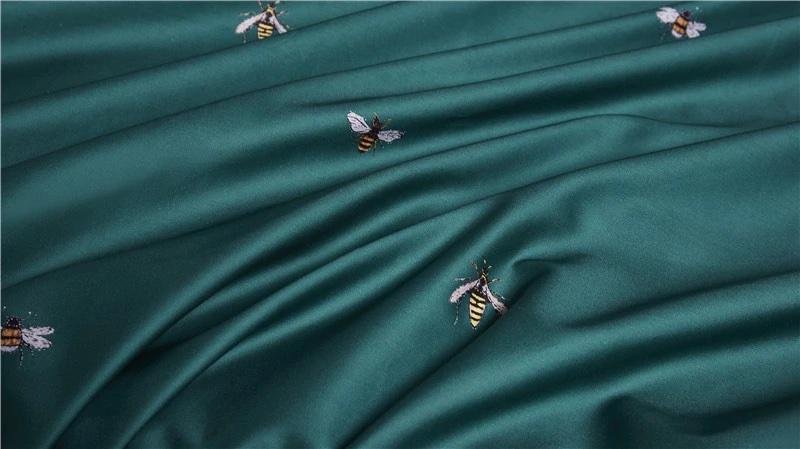 Bee Green Duvet Cover Set (Egyptian Cotton)