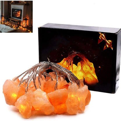 Crystal Stones Natural Pink Salt Lamp