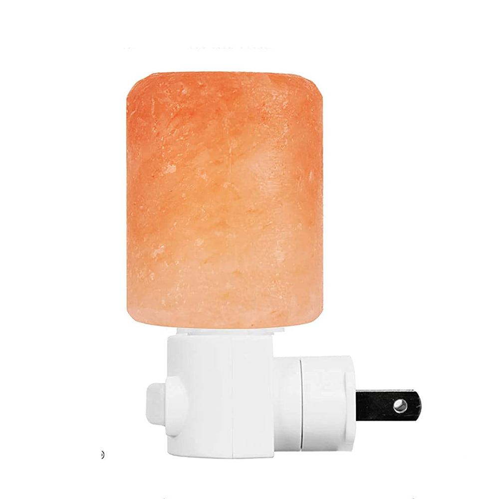 Natural Crystal Himalayan Salt Lamp | Plug in Night Light