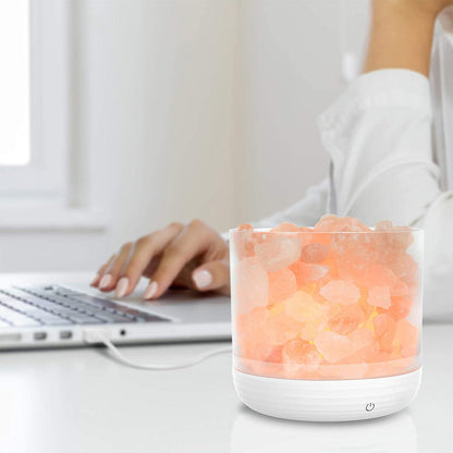 PureGlow USB Salt Lamp