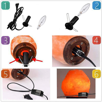 Himalayan Salt Lamp Cord with Gear Switch