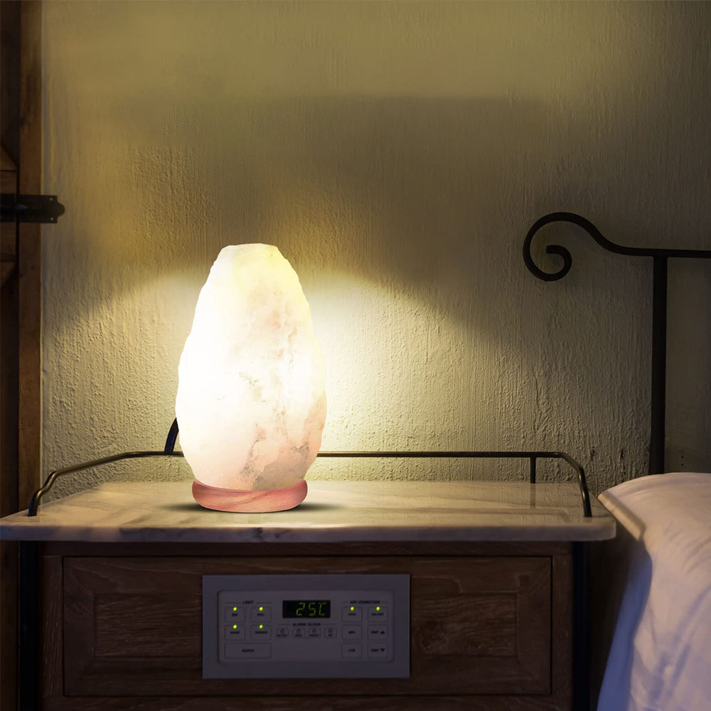 Himalayan Glow White Salt Crystal Lamp