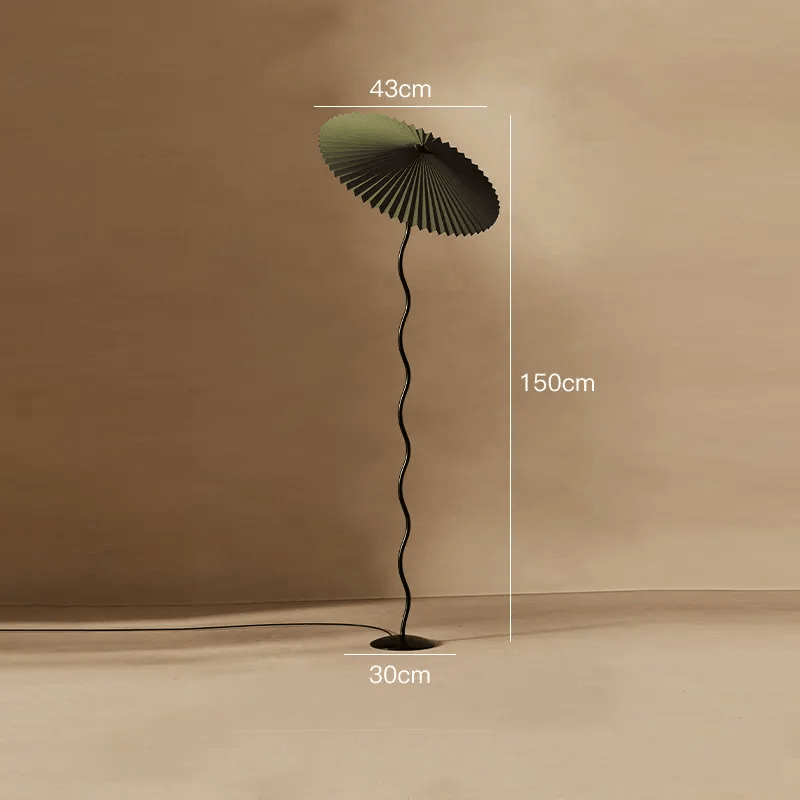 Umbrella Wave Floor Lamp