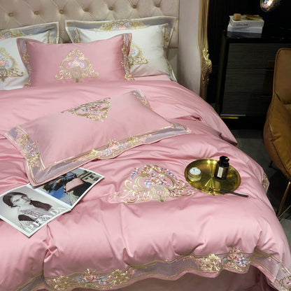 Prarie Pink Duvet Cover Set (Egyptian Cotton)