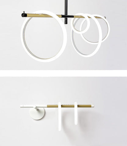 Ring Magnet Wall Sconce ( 2 rings)