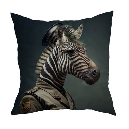 Military Animals Cushion Cover