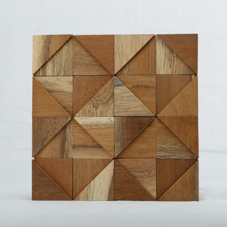 Triad Wood Mosaic Wall Panel