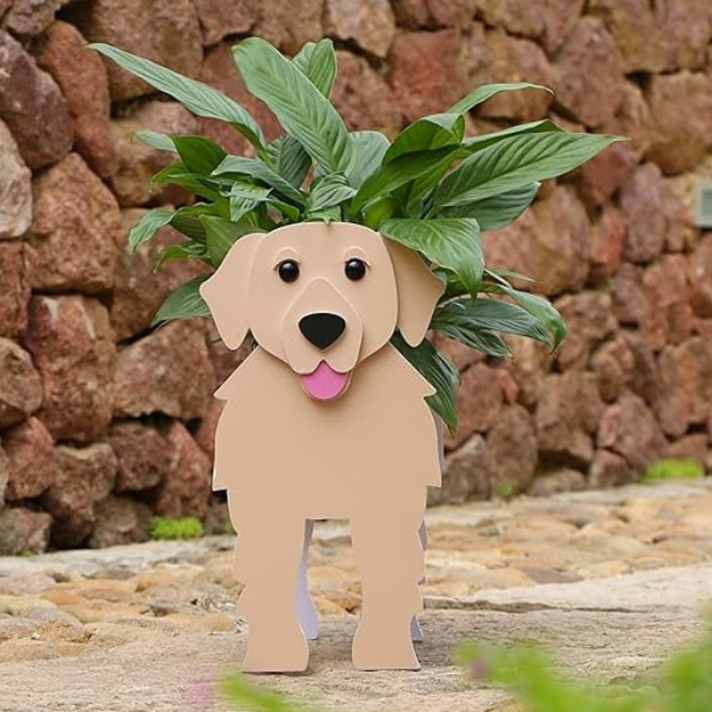 Dog Flower Pot