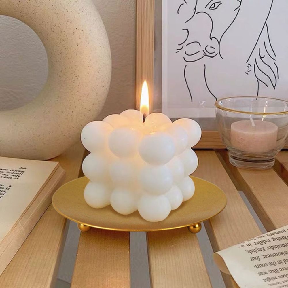 Chamomile Bubble Candles (3 Pcs)