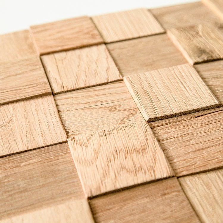 Accenture Wood Mosaic Wall Panel